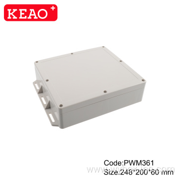 ABS wall mount enclosure outdoor waterproof enclosure din rail enclosure box junction box with terminals PWM361 with248*200*60mm